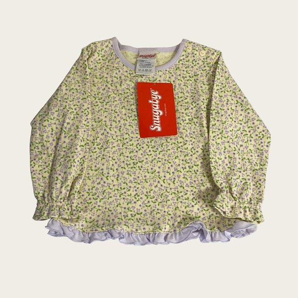 Snugabye Yellow Floral Long Sleeve - Picture 1 of 4